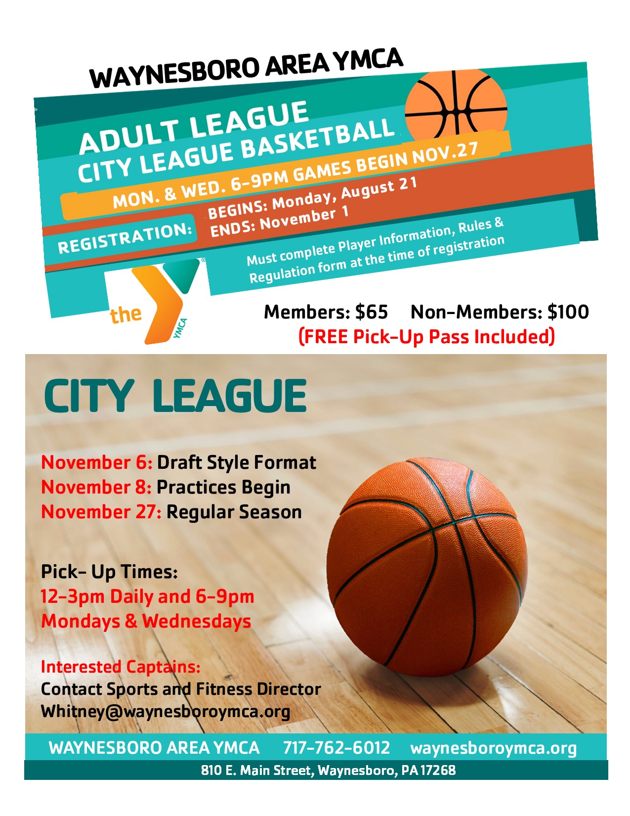 Basketball Leagues & Tournaments Adult/Youth Basketball Leagues